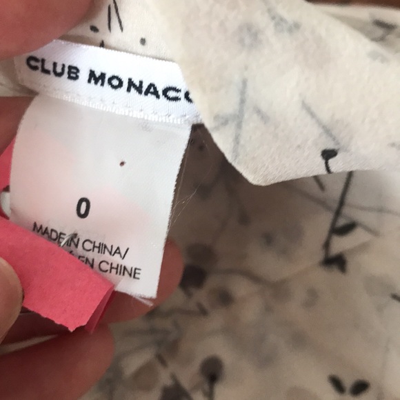 Club Monaco Silk Tiered Ruffle Skirt - Picture 5 of 7